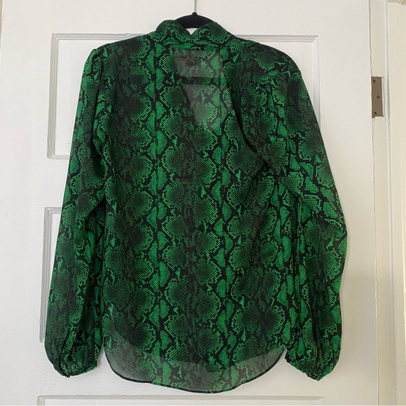 Michael Kors | Snake Print Blouse - Picture 3 of 6